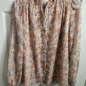 Floral Print Women's Top